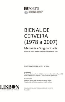 Bienal de Cerveira (1978 a 2007) Memória e Singularidade