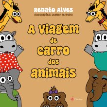 A viagem de carro dos animais