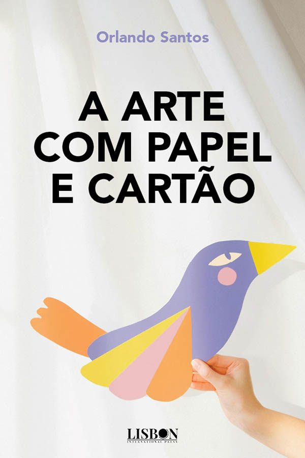 A arte com papel e cartão
